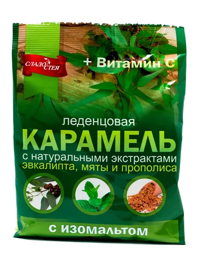Карамель «Эвкалипт-мята-прополис»