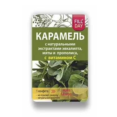 Карамель «Эвкалипт-мята» · блистер